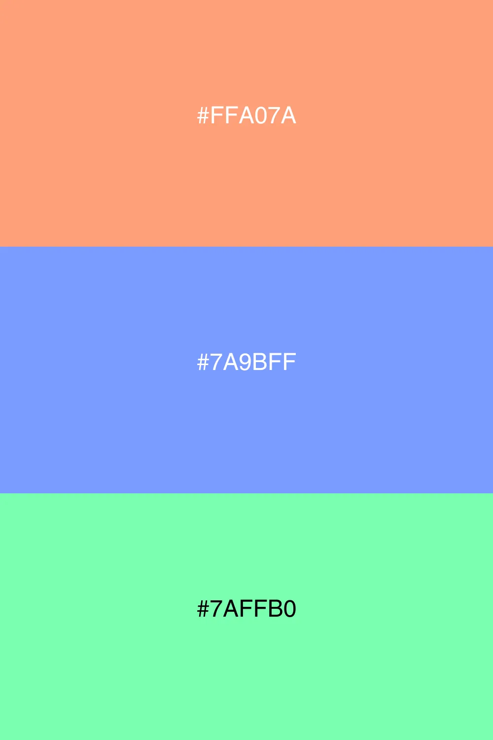 Vibrant contrast with softer tones.