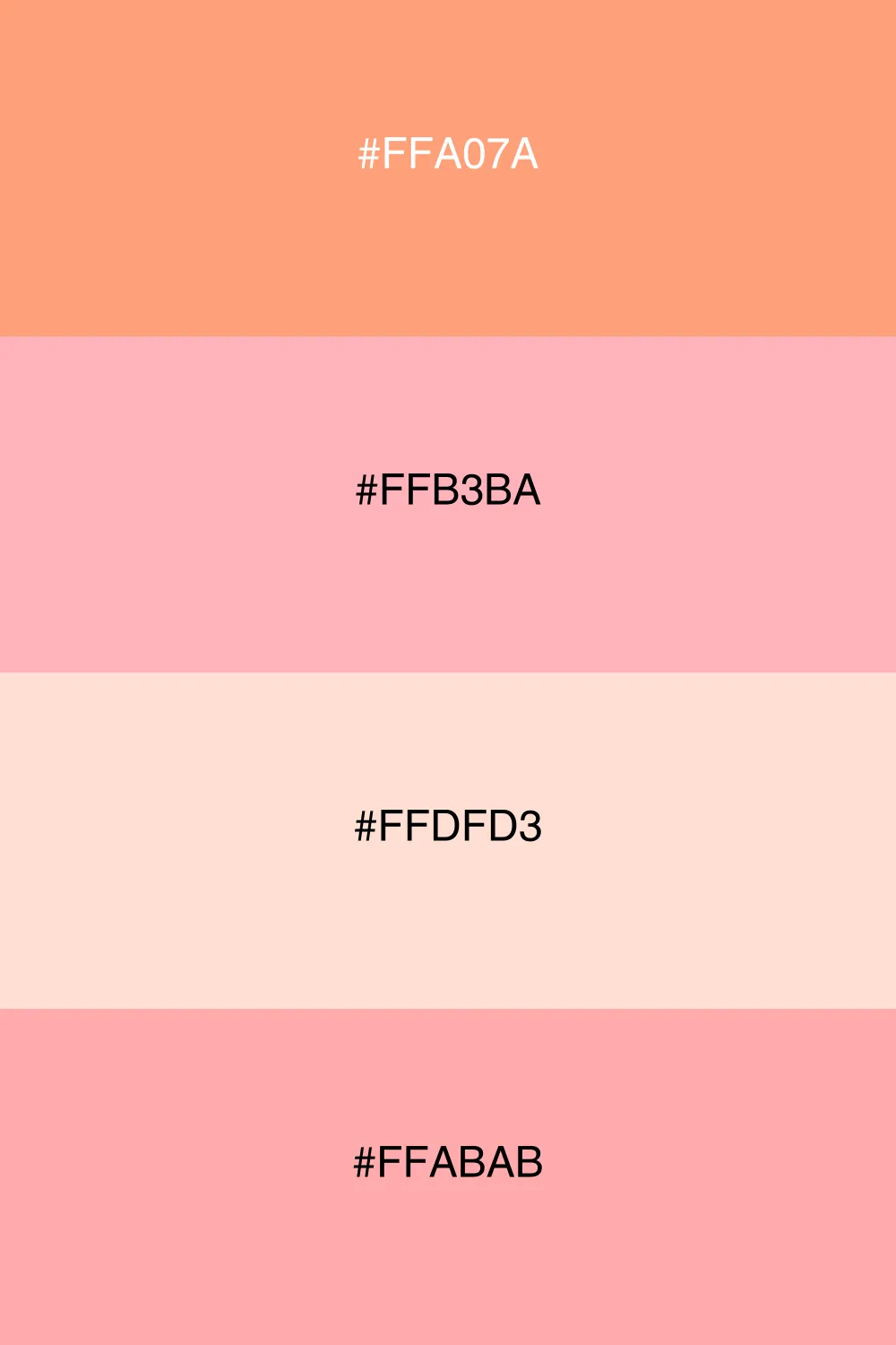 A dreamy pastel palette with soft, light colors.