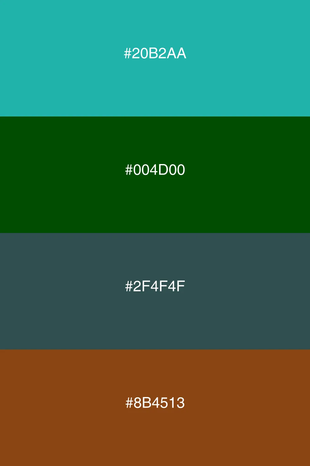 A rich and mysterious palette inspired by forests.