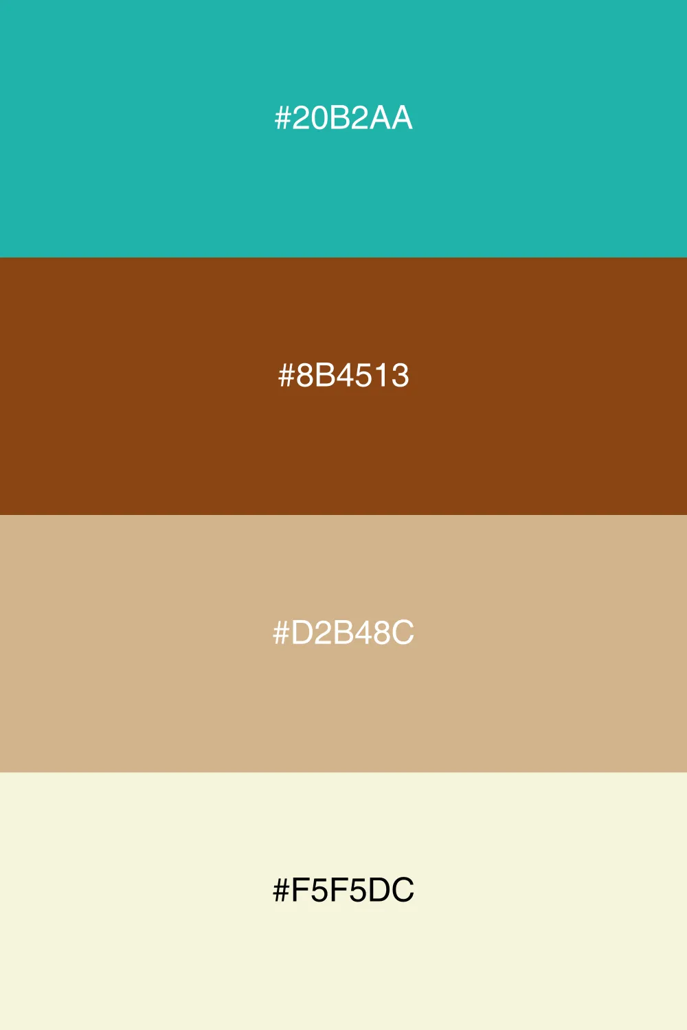 A soft and natural palette with earthy tones.