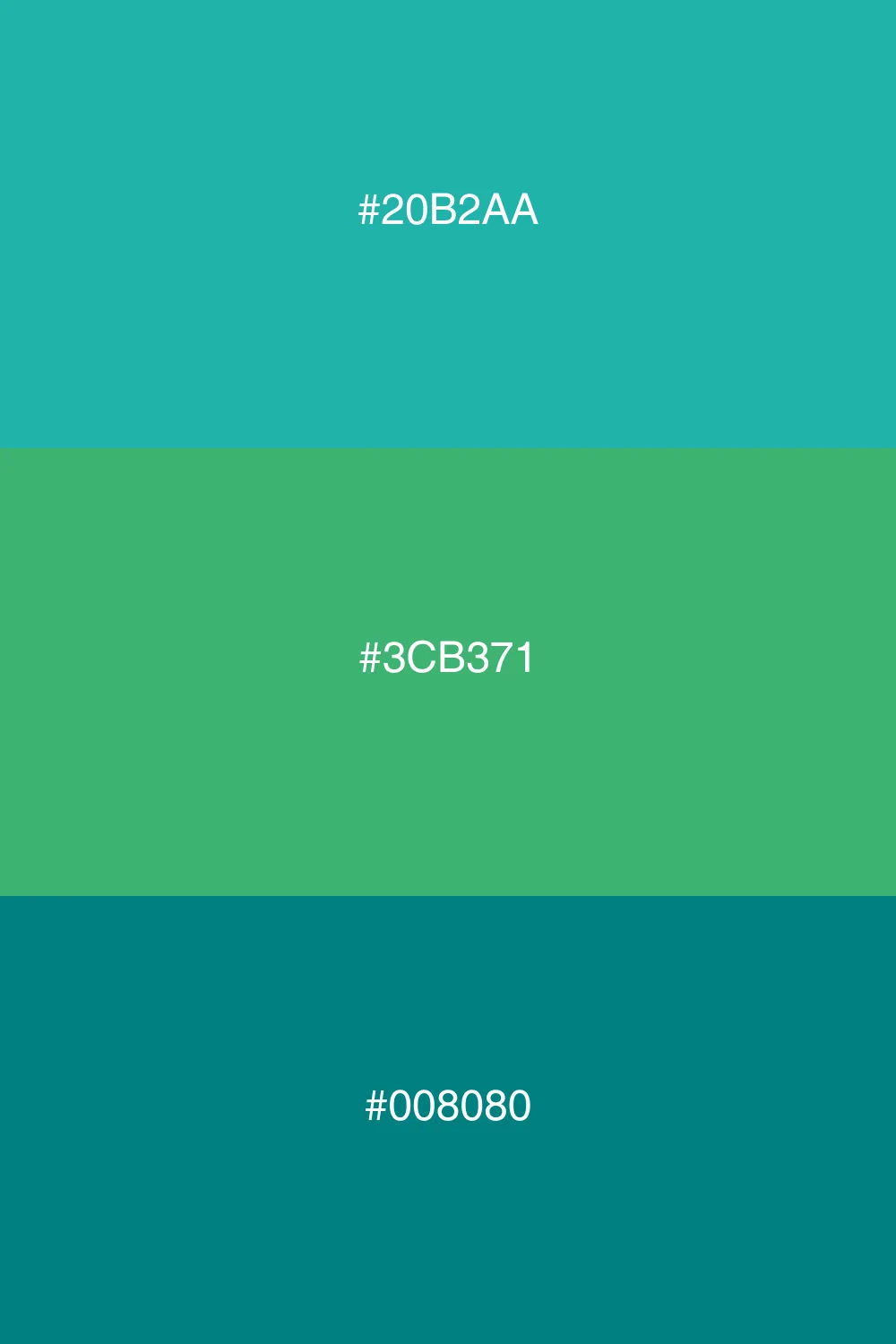 Calming and refreshing color harmony.