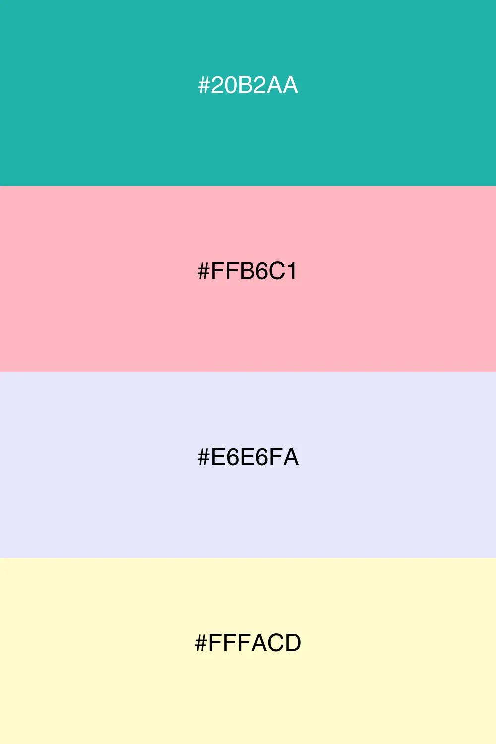A gentle and dreamy pastel-inspired palette.