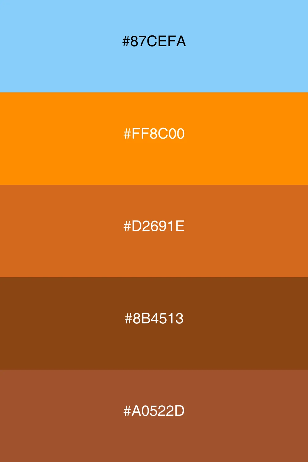 A cozy palette that reflects the warm tones of autumn.