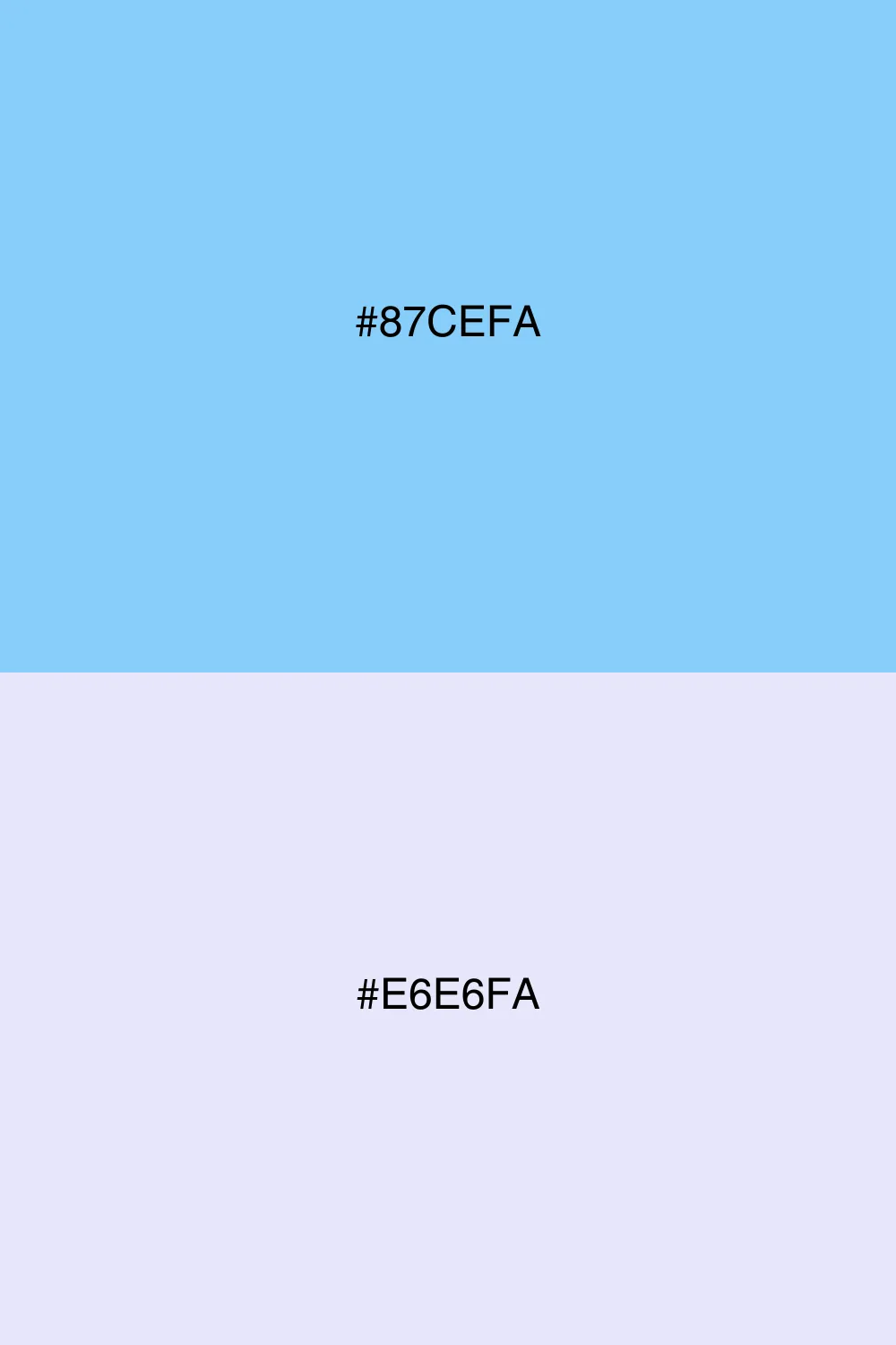 Soft and soothing color pairing.