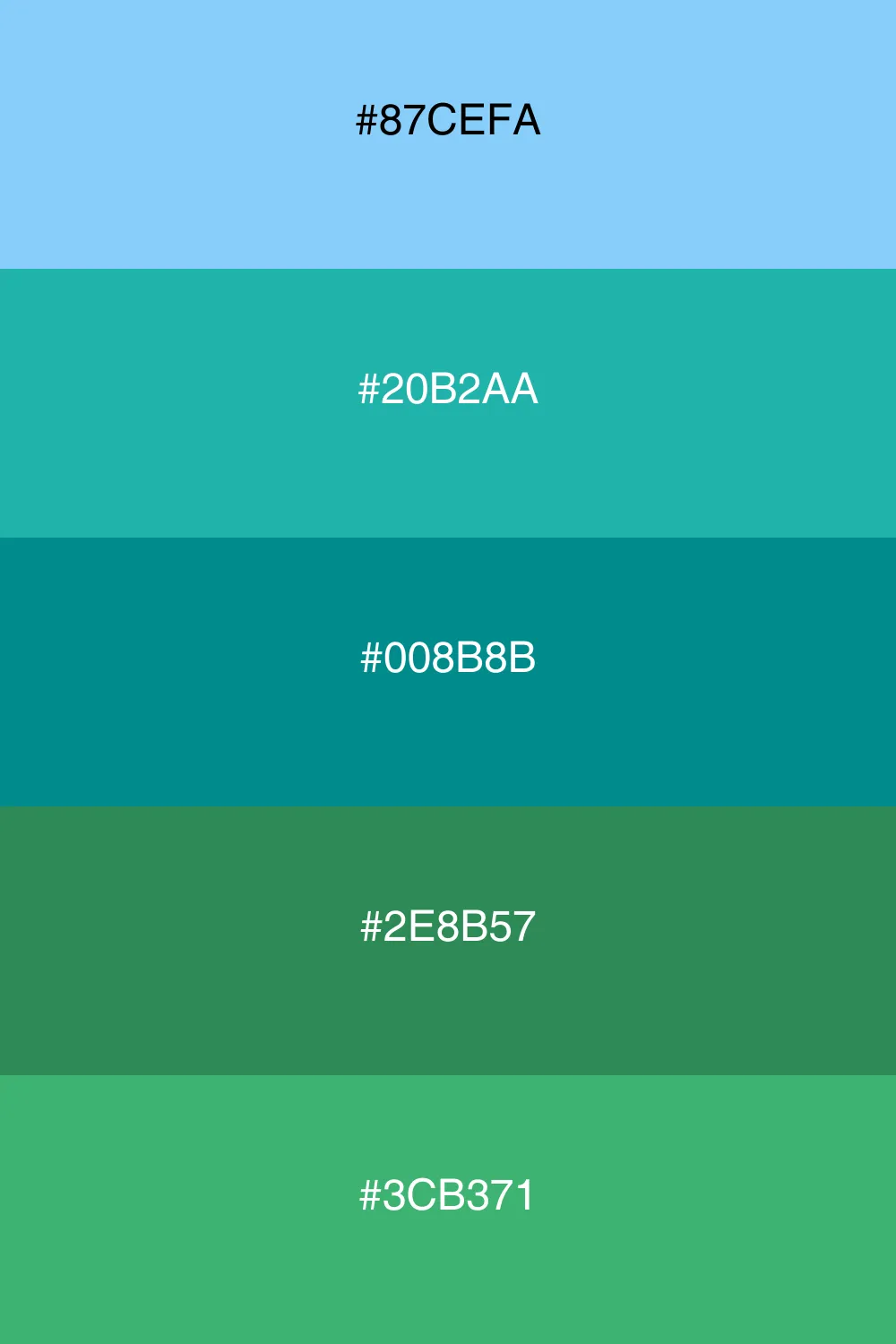 A tranquil palette inspired by the depths of the ocean.
