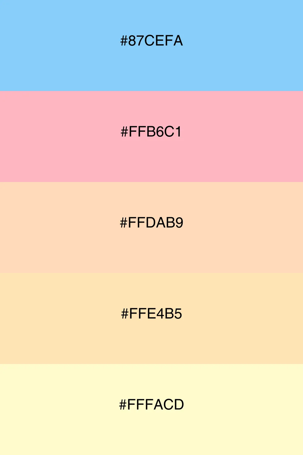 A soft pastel palette that celebrates the beauty of spring.
