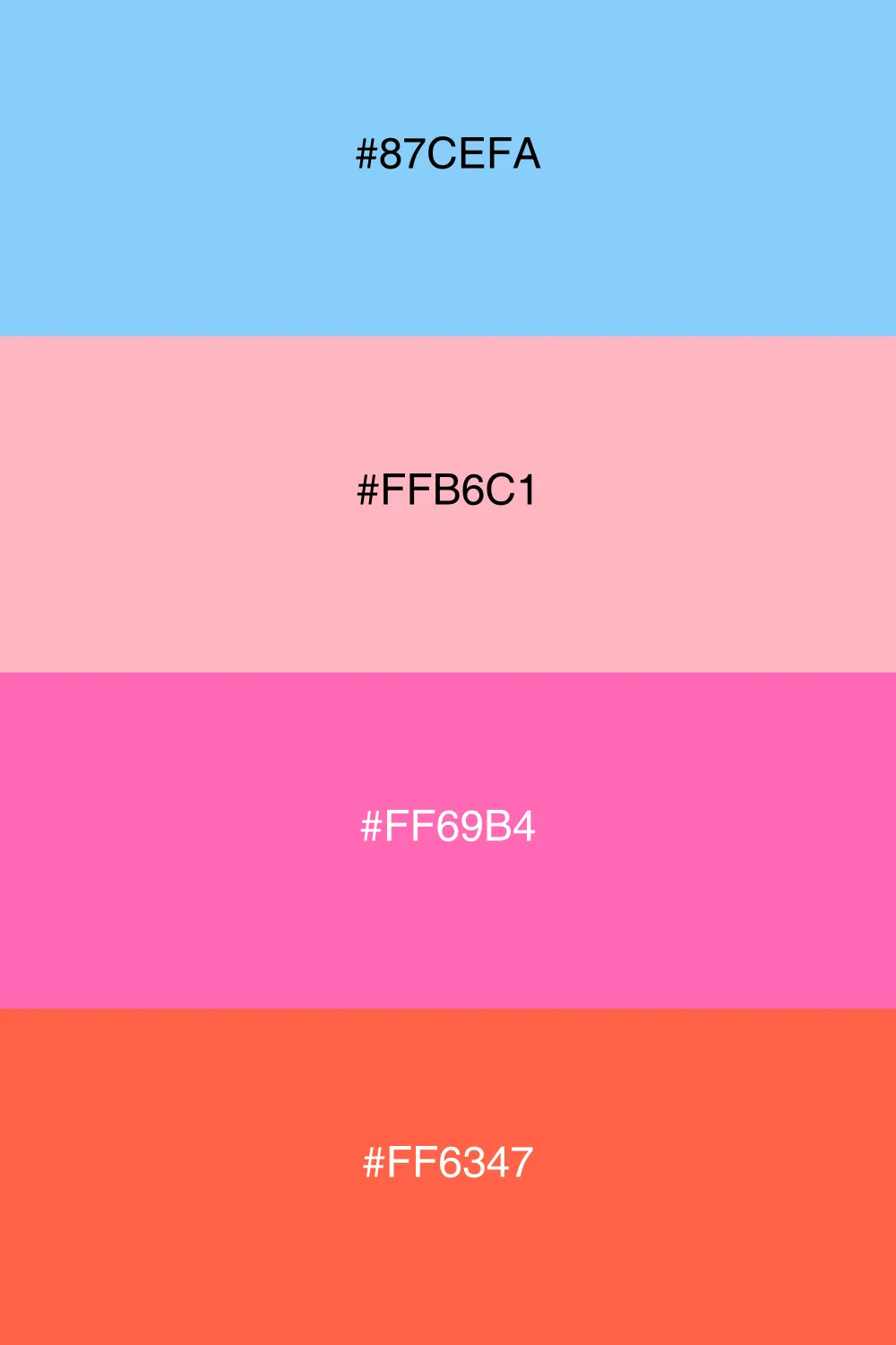A warm palette reminiscent of a cheerful sunset.