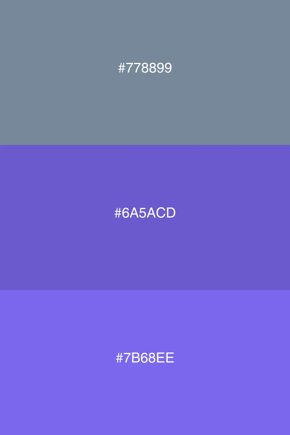 Harmonious colors for a serene palette.