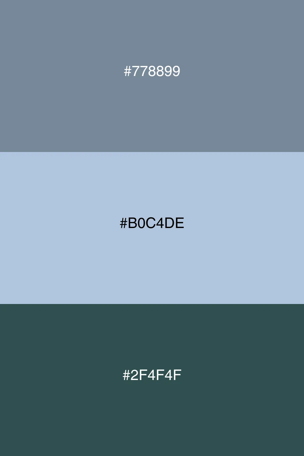 Variations of one color for subtlety.