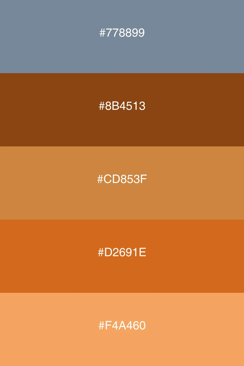 A warm rustic palette inspired by nature's retreat.