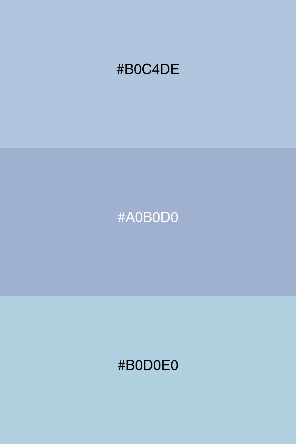 Cool harmony with blue shades.