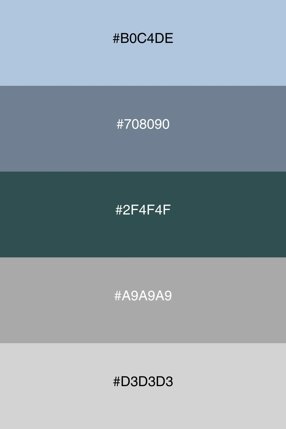 A modern palette with chic urban sophistication.
