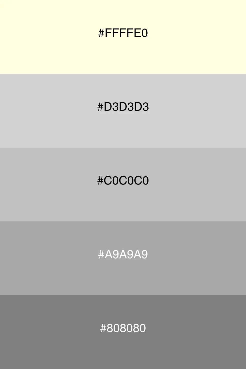 A sophisticated palette with elegant neutral tones.