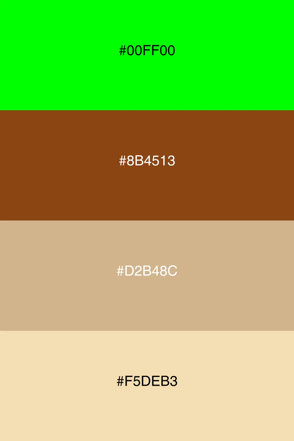 A natural earthy palette inspired by organic tones.