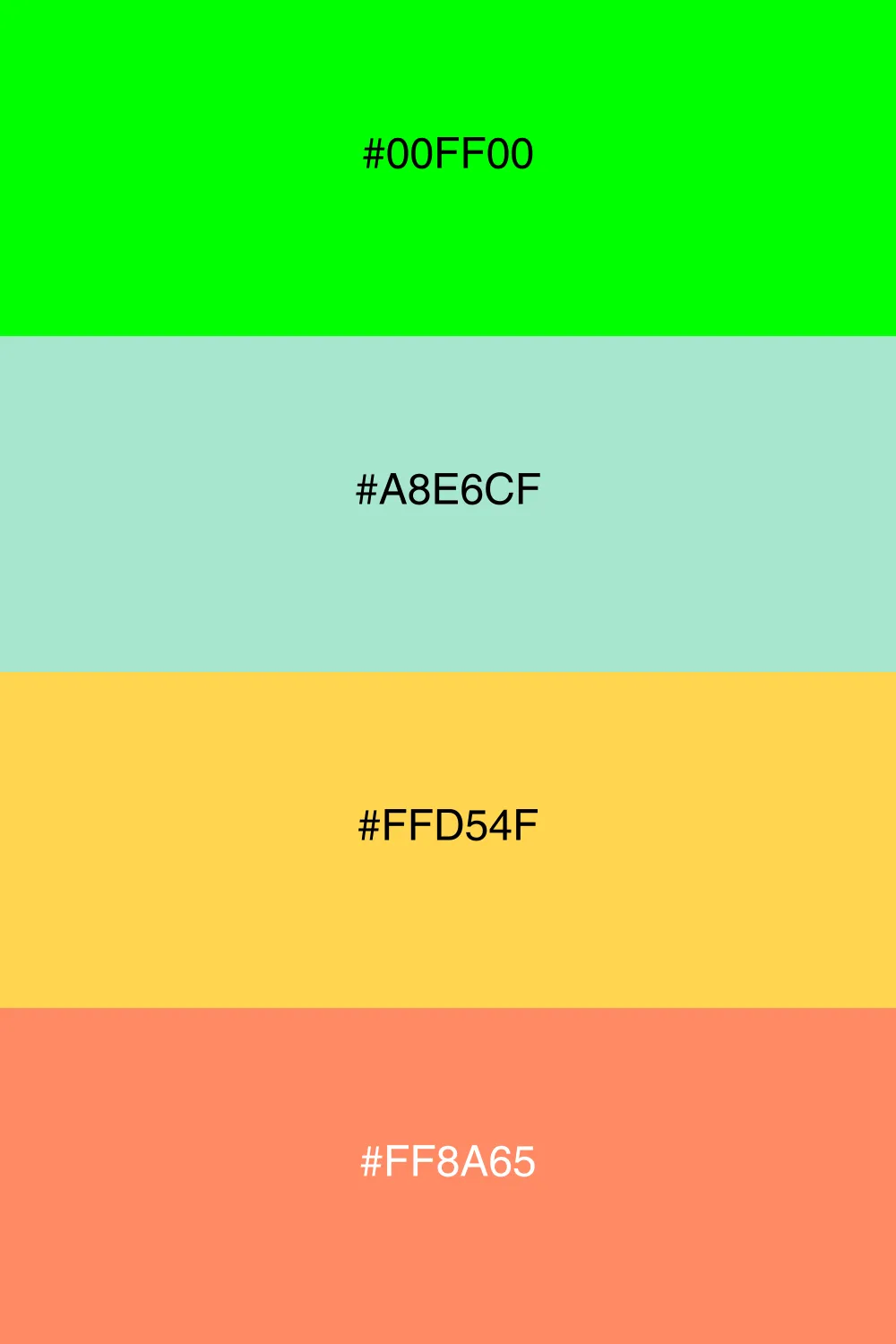 A lively palette inspired by fresh summer vibes.