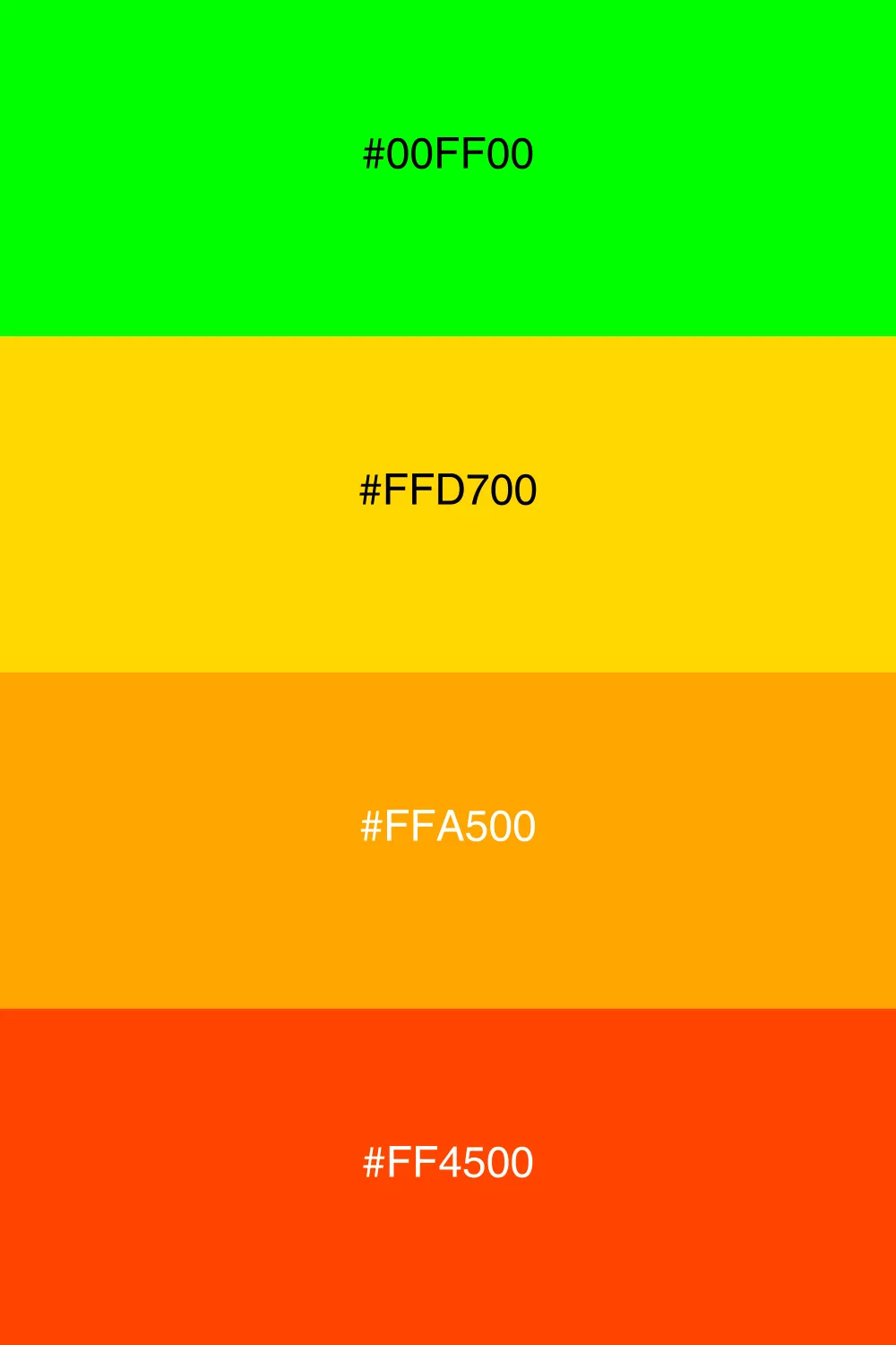 A bright and cheerful warm palette that glows.
