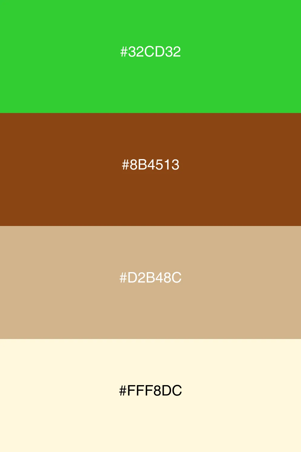An earthy palette that balances lime with warm neutrals.
