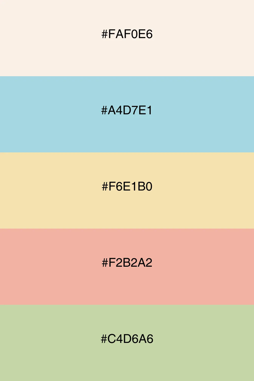 A fresh palette inspired by coastal vibes and breezy days.