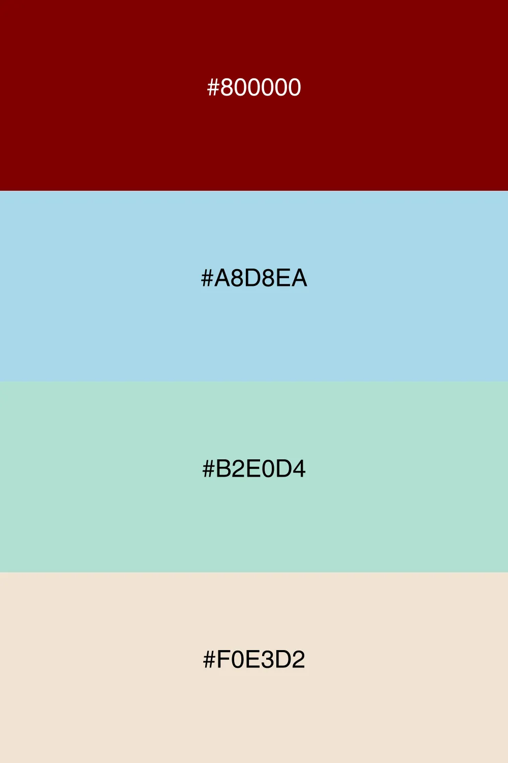 A cool palette that evokes a fresh and serene atmosphere.