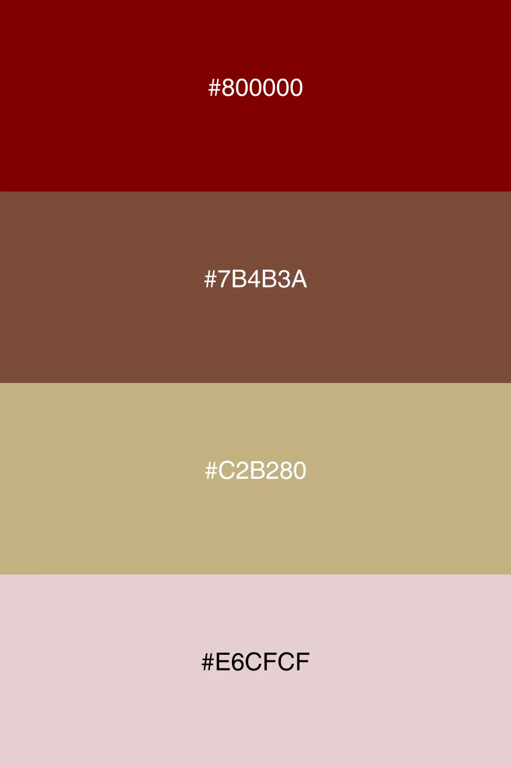 An earthy palette with natural, grounded tones.