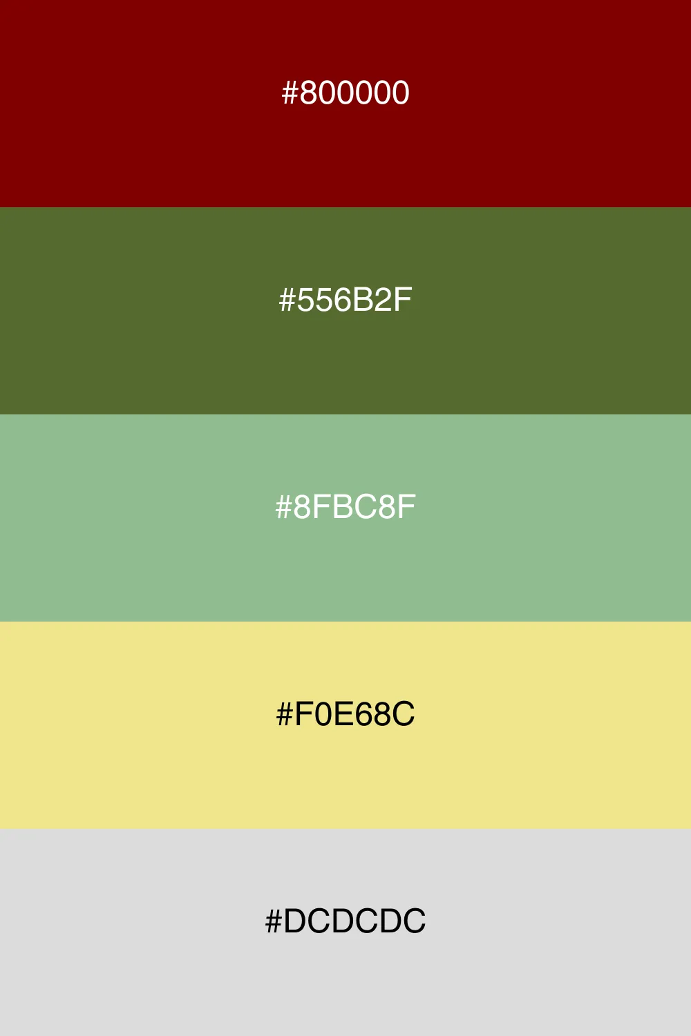 Earthy tones create a serene forest vibe with maroon.