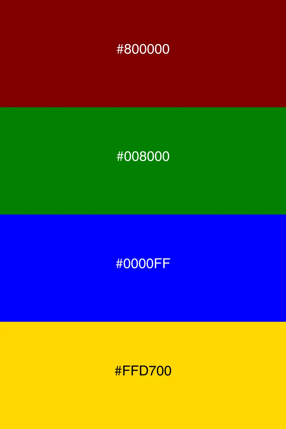 Vibrant and balanced color scheme.