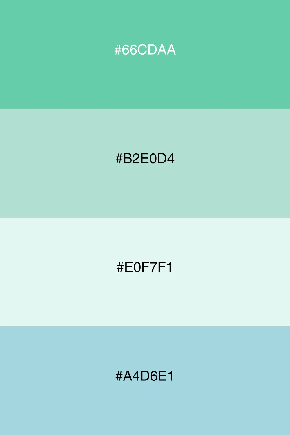 A soft and serene palette evoking tranquility.
