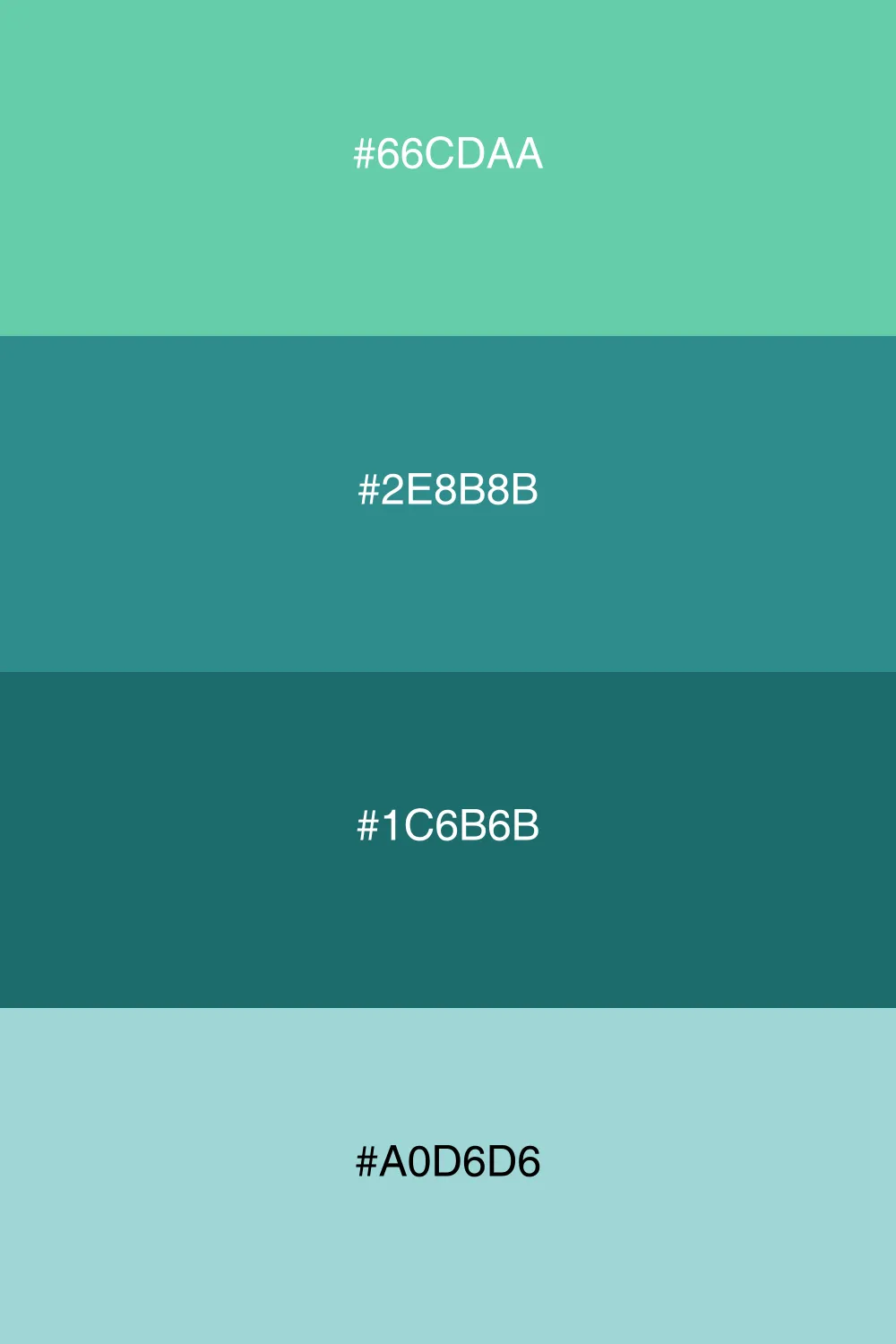 A refreshing palette inspired by cool ocean waters.