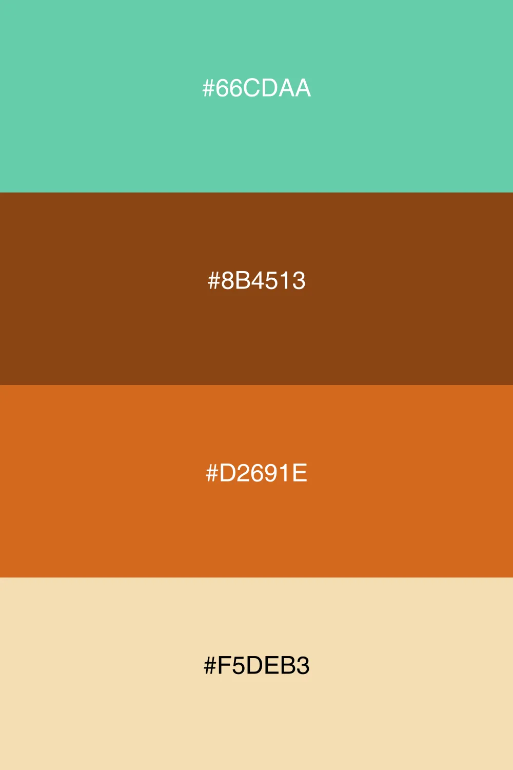 An earthy palette inspired by nature's colors.