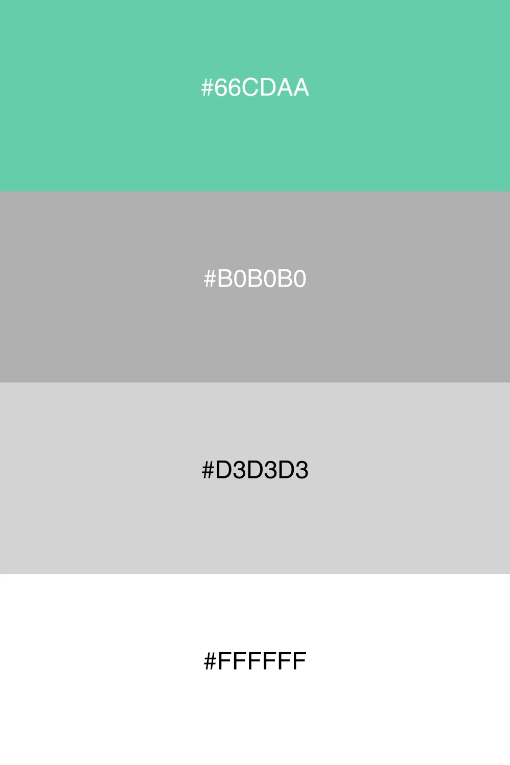 A balanced and minimalist palette with soft neutrals.