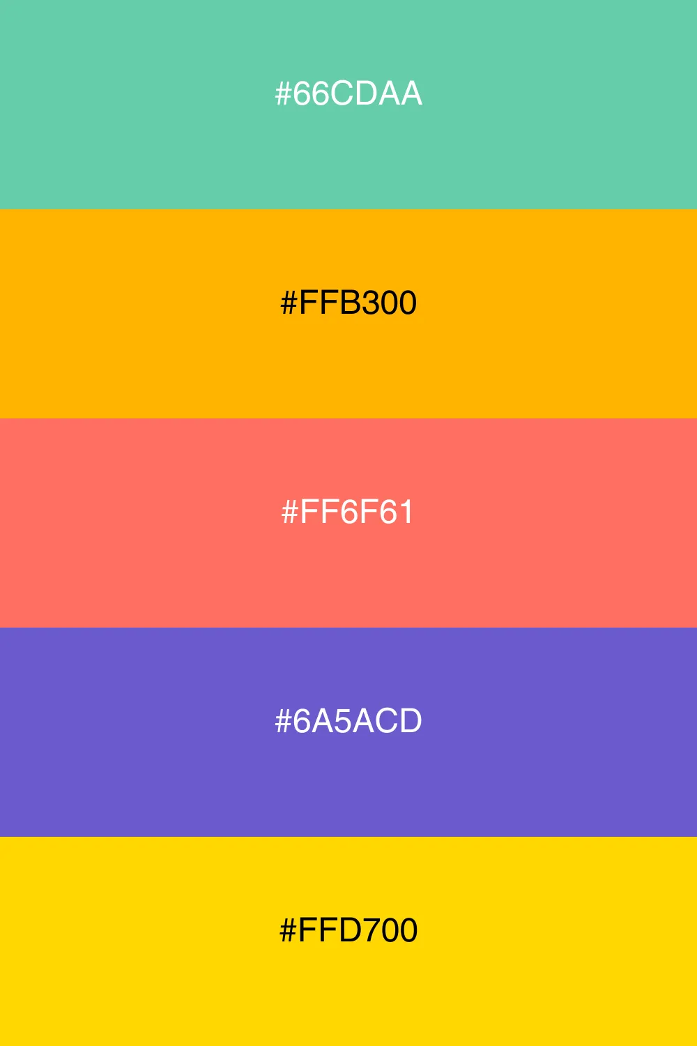 A vibrant palette celebrating the colors of spring.