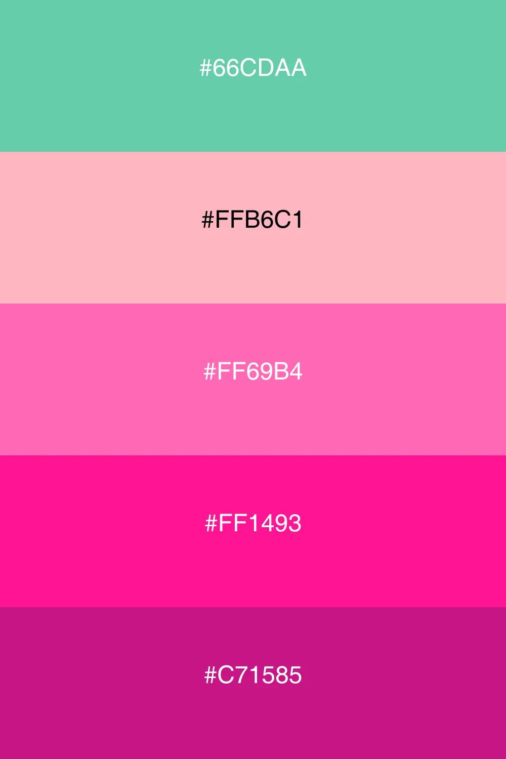 A romantic palette inspired by sunset hues.