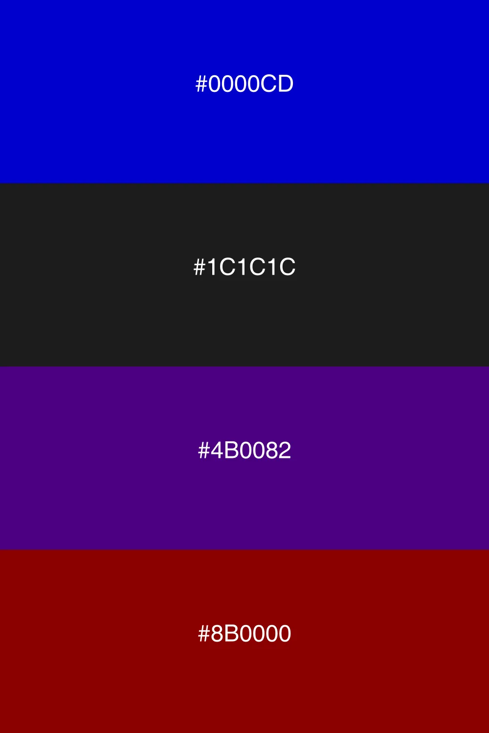 A dark and elegant palette with rich, mysterious tones.