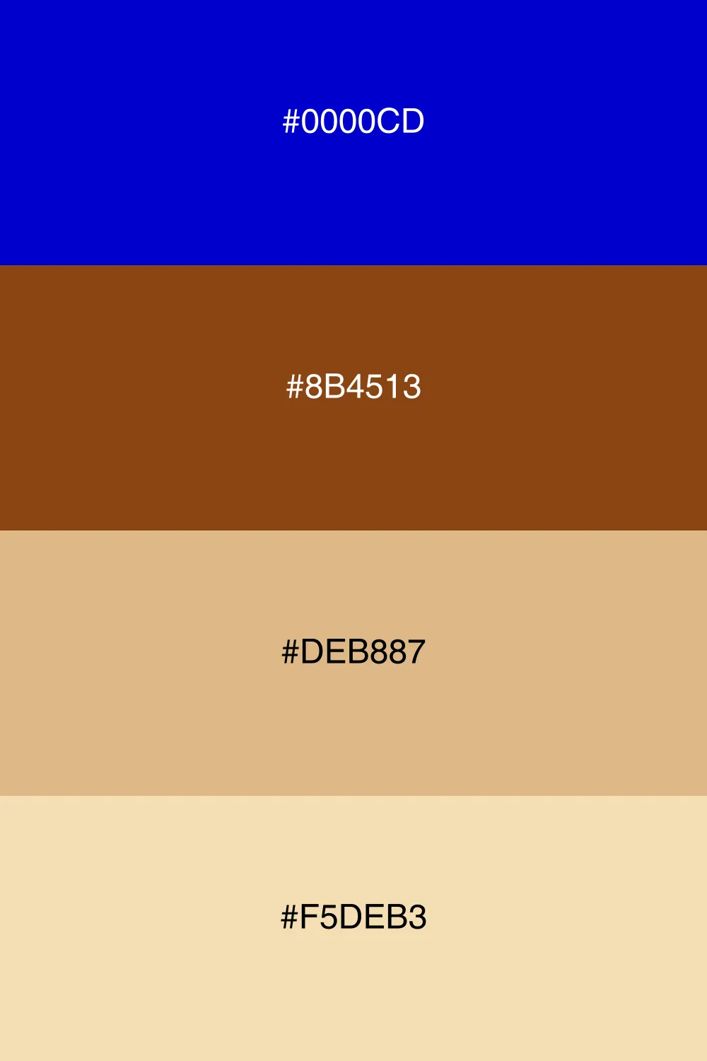 An earthy palette that brings a natural, grounded feel.