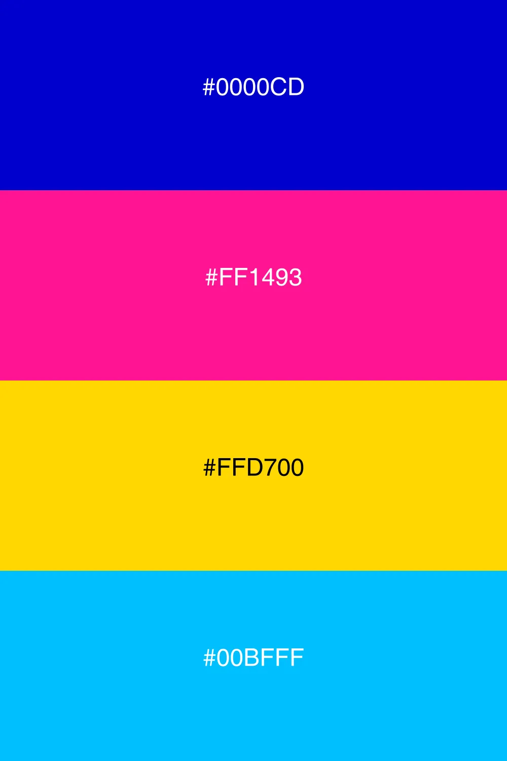 A playful retro palette with vibrant, eye-catching colors.