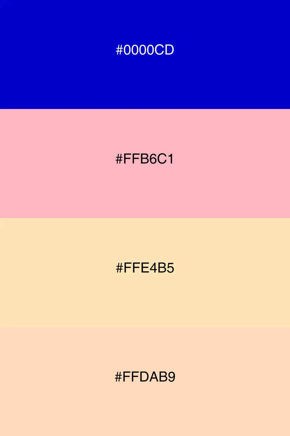 A soft and romantic palette inspired by sunset hues.