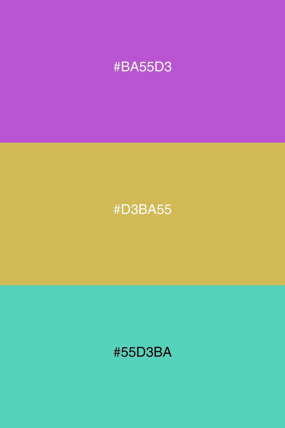 Balanced colors for dynamic designs.