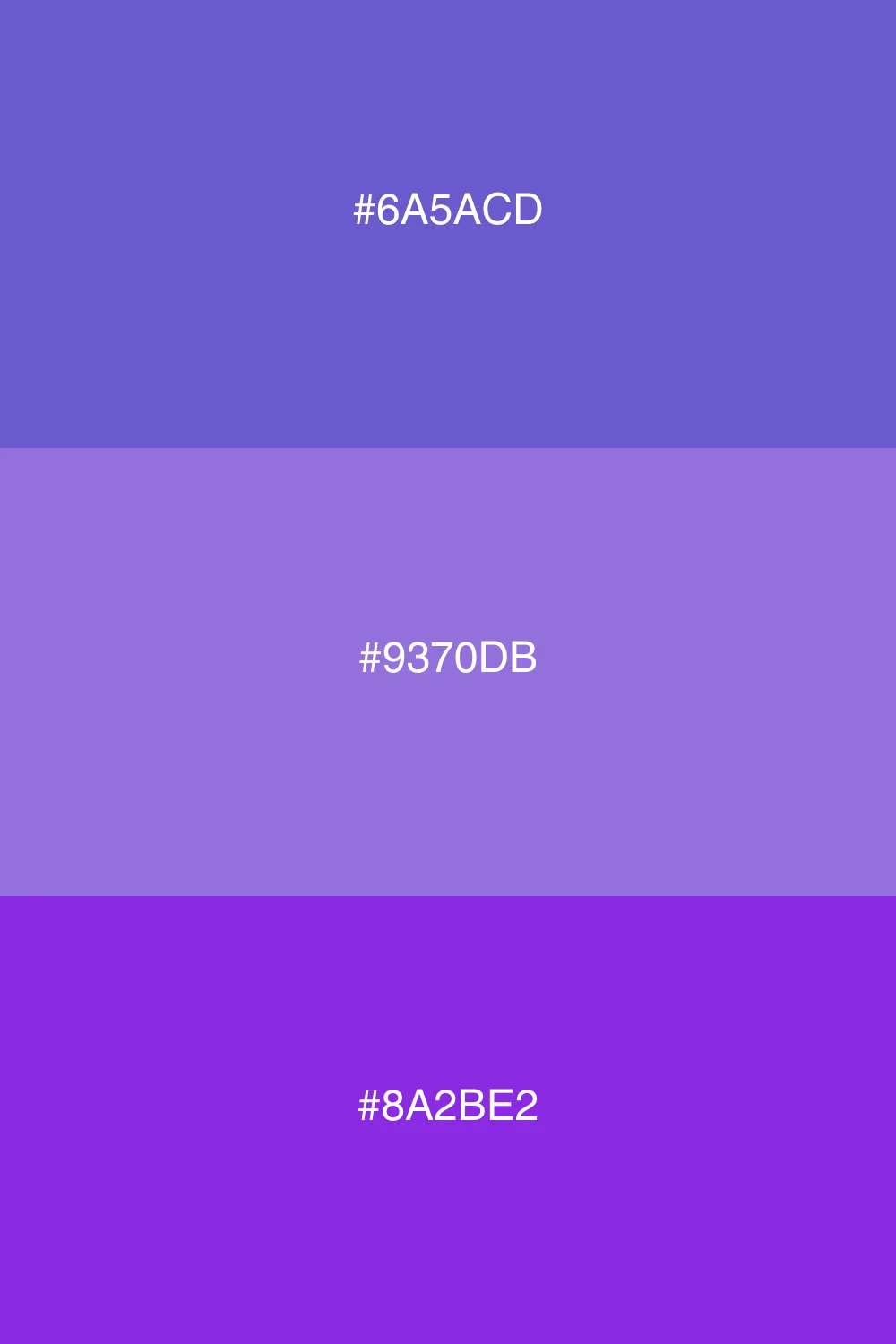 Harmonious colors for a serene palette.