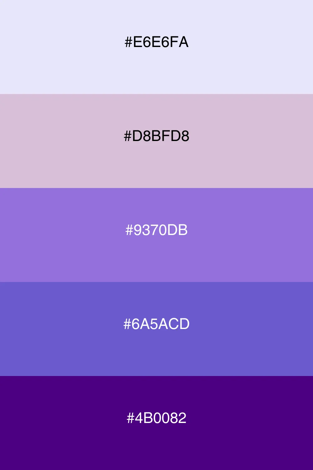 Variations of one color for subtlety.