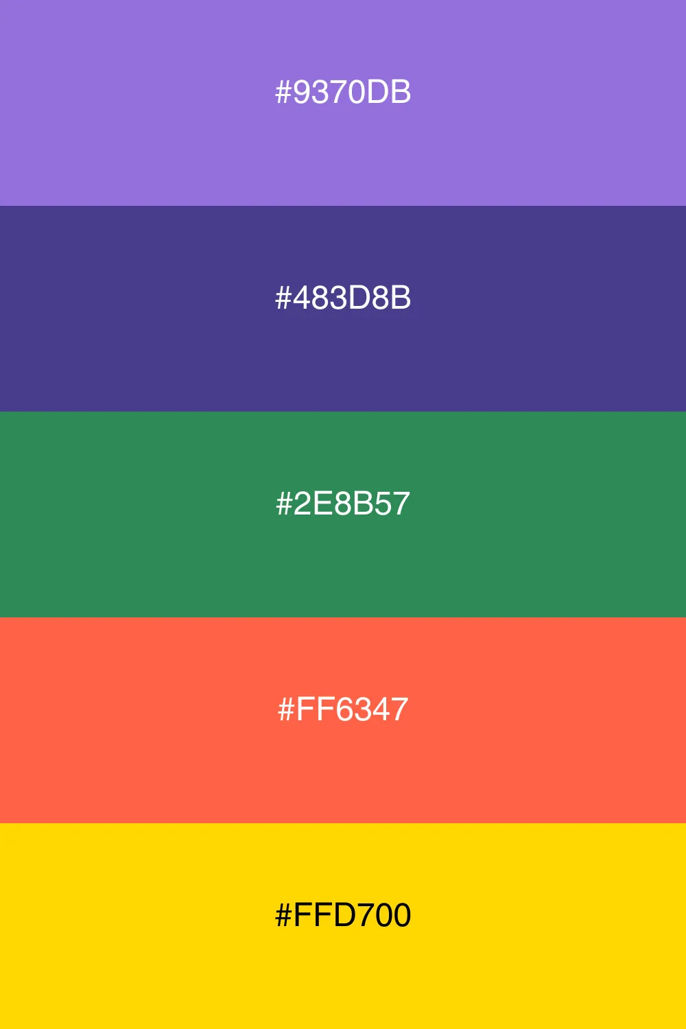 A mystical palette with deep and rich twilight colors.