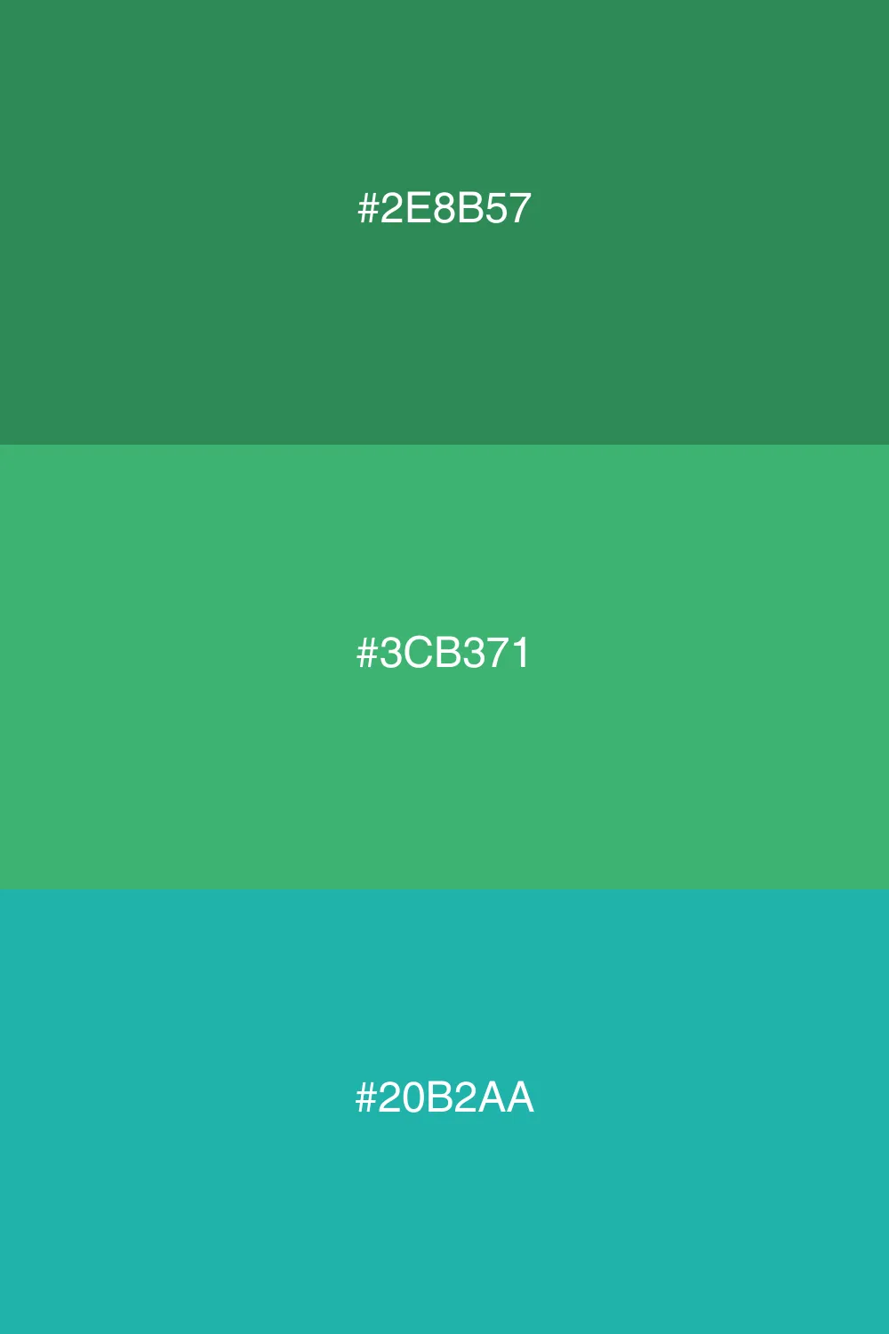 Harmonious greens for serene visuals.