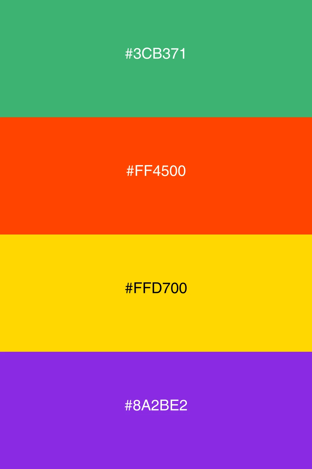 Dynamic and colorful for diverse palettes.