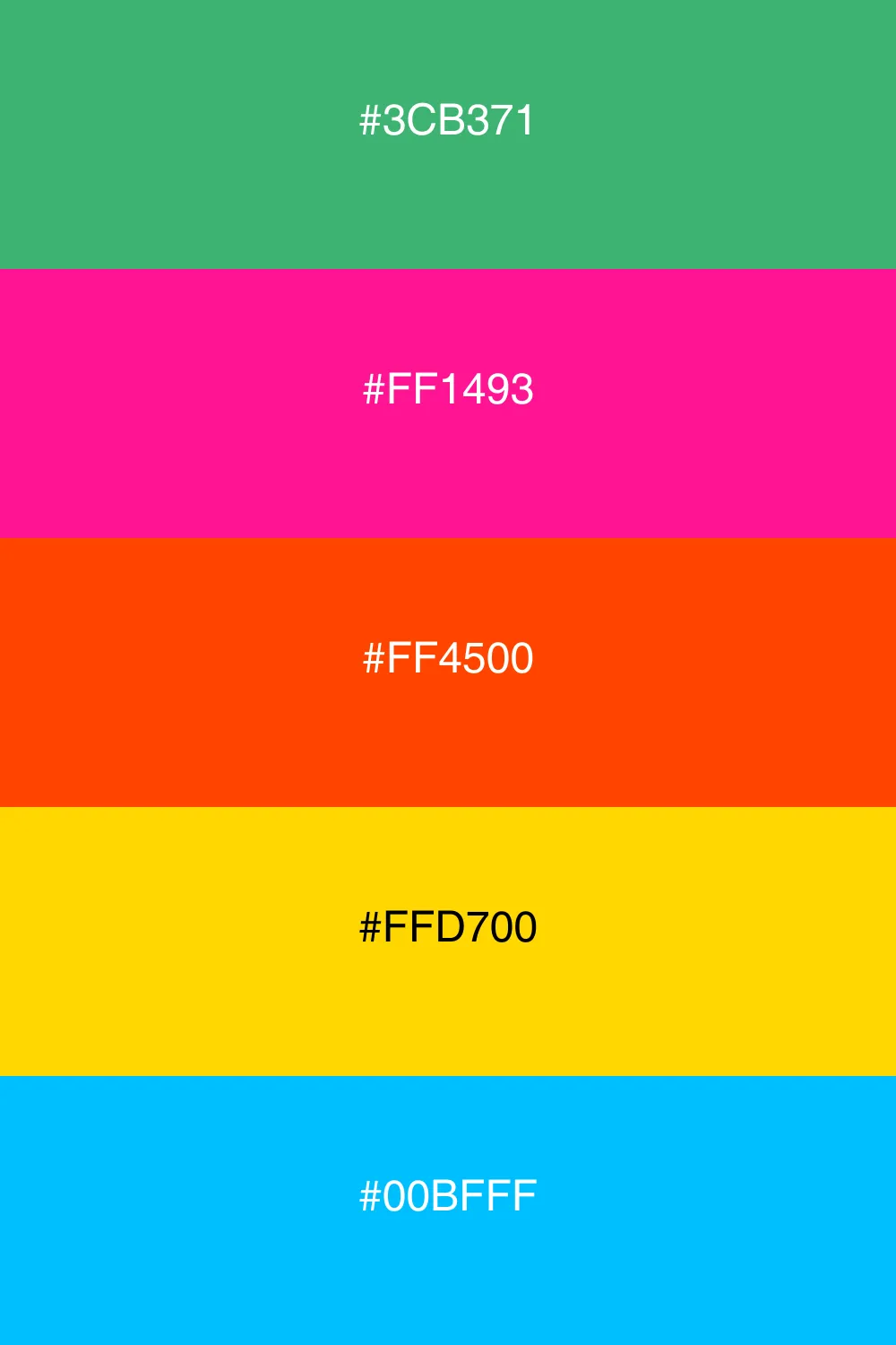 Bold and vibrant colors for a fun retro vibe.