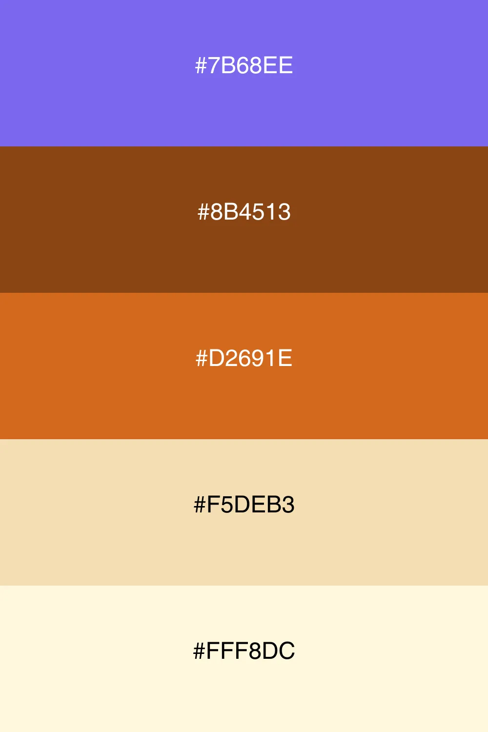 An earthy palette that feels warm and harmonious.
