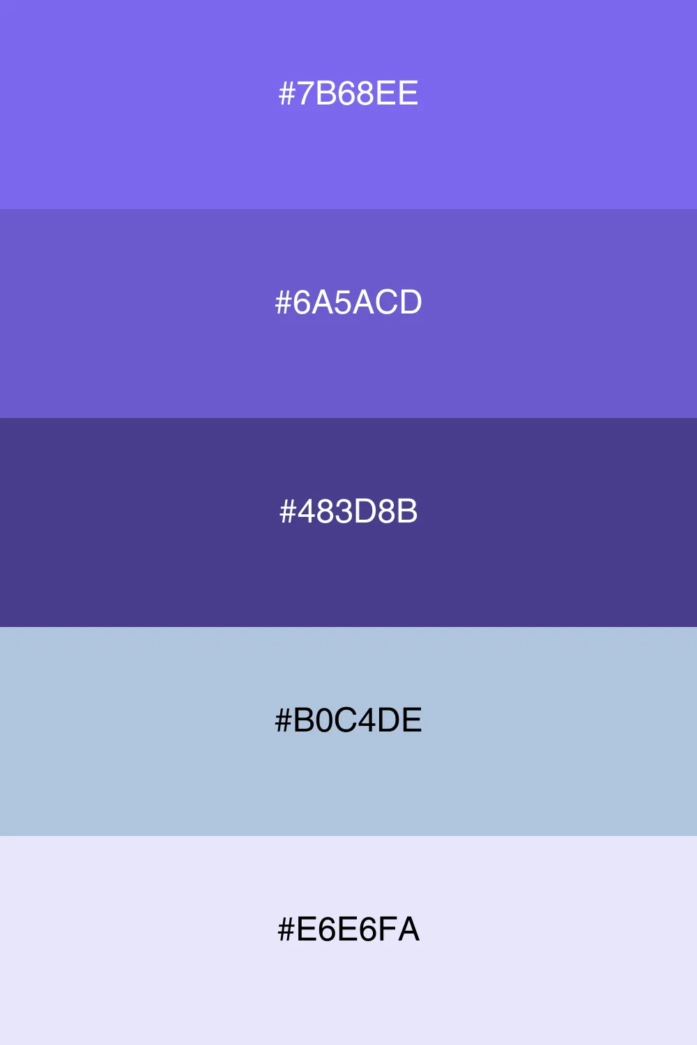 A calm palette evoking serenity and tranquility.