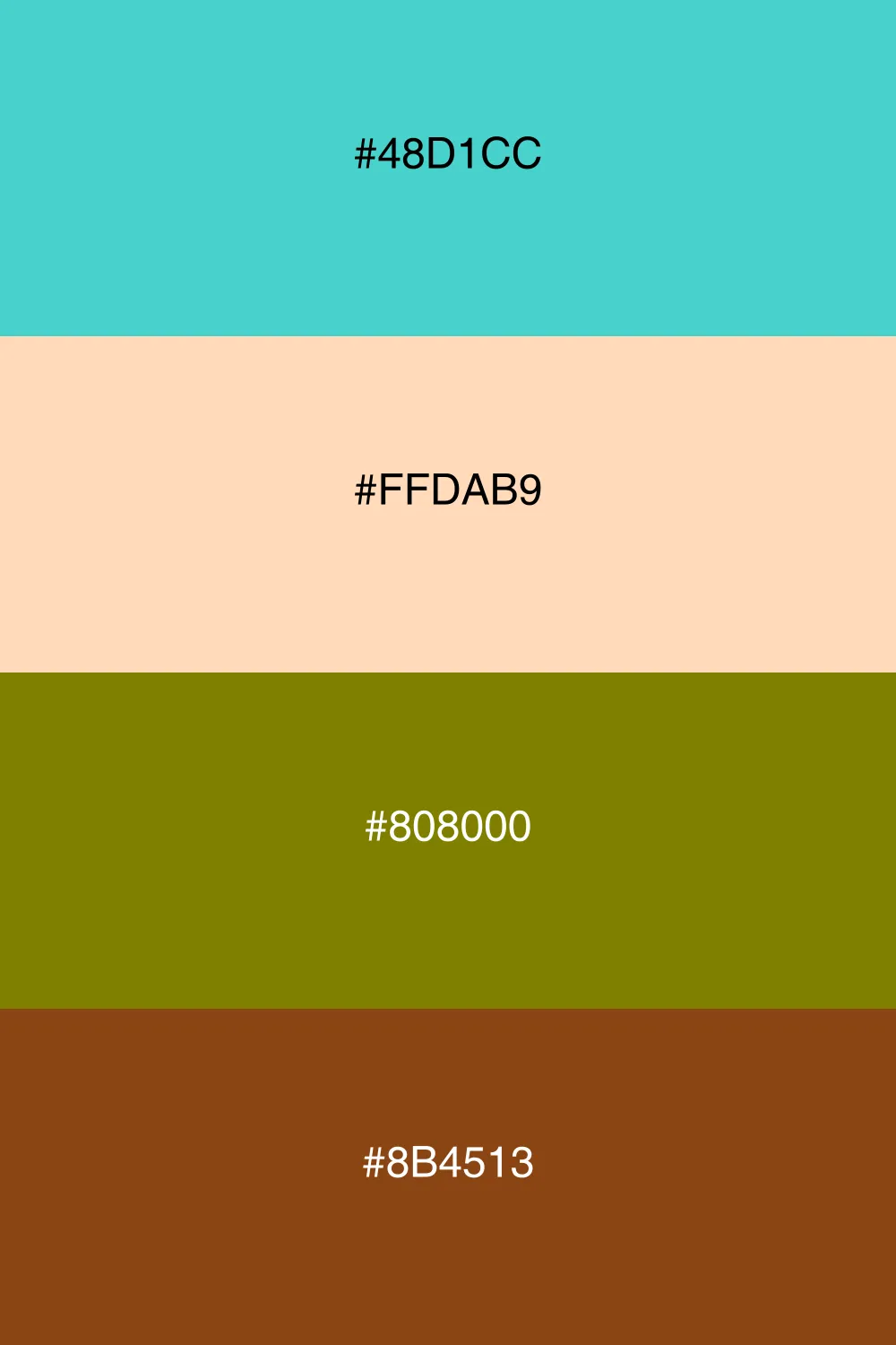 Earthy and vibrant, suitable for nature themes.