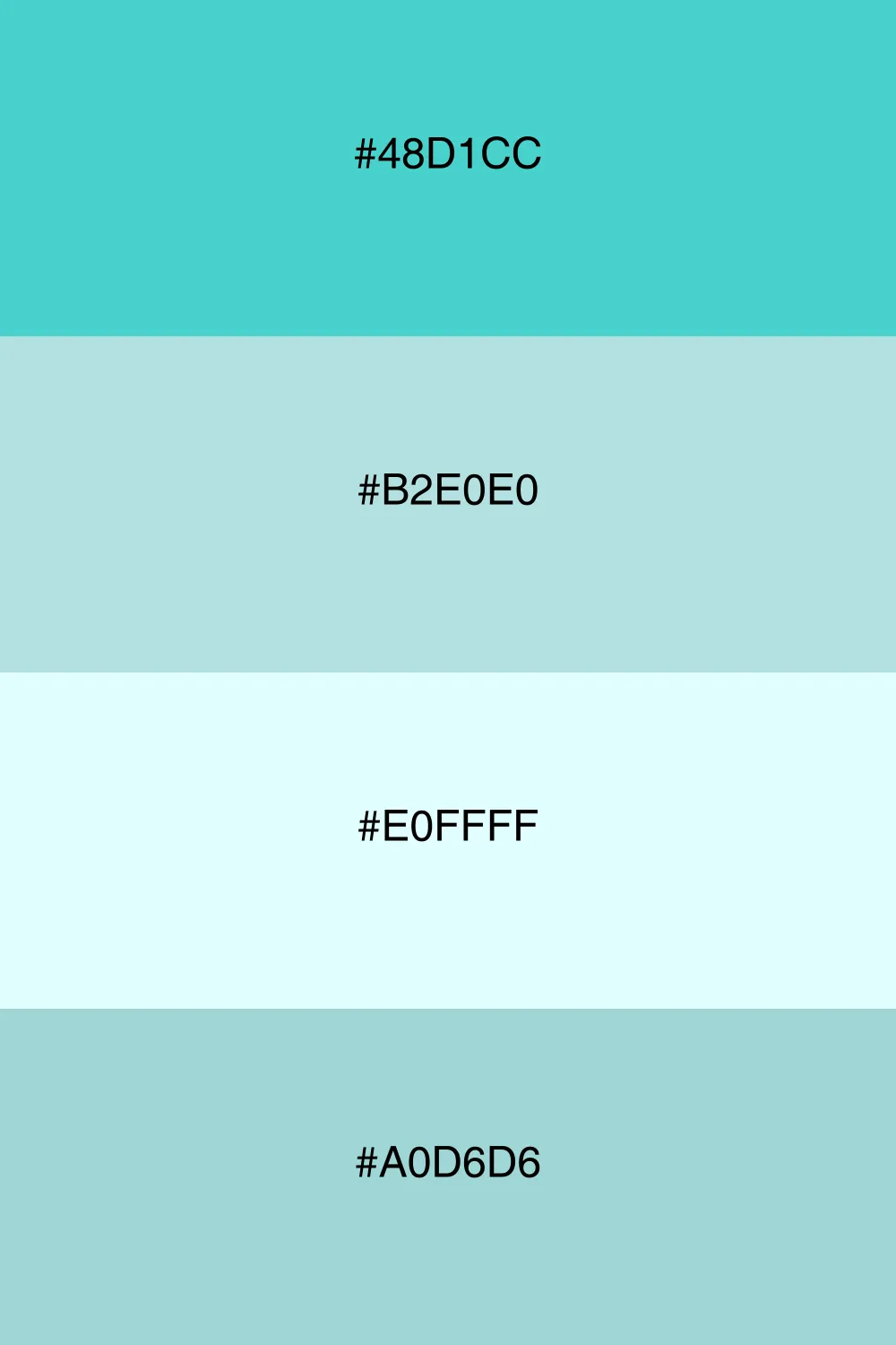A vibrant palette evoking tropical vibes and energy.