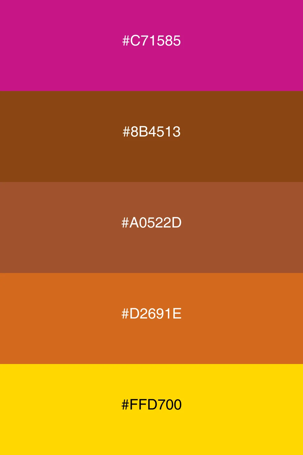A grounded earthy palette inspired by nature's warmth.