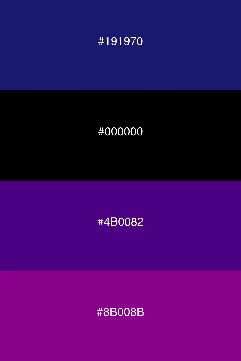 A sophisticated palette with rich, dark tones.