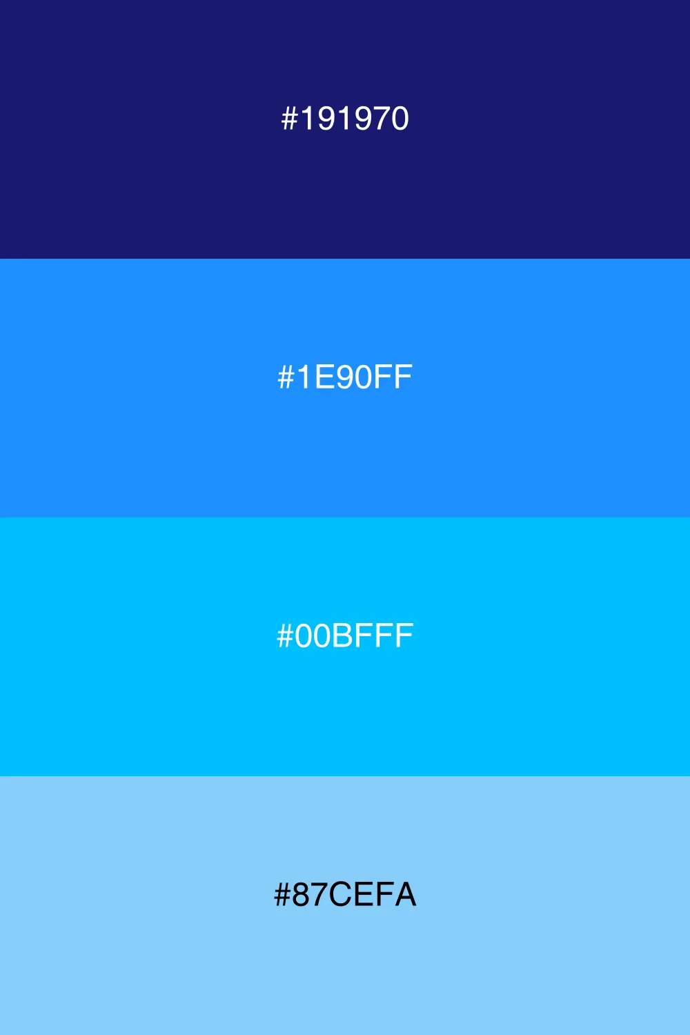 A tranquil palette evoking calm ocean nights.